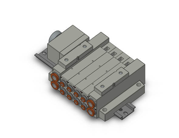 SMC SS5V2-W16CD-04B-C4 4/5 Port Solenoid Valve