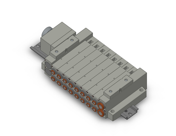 SMC SS5V2-W16CD-08U-C6 4/5 Port Solenoid Valve