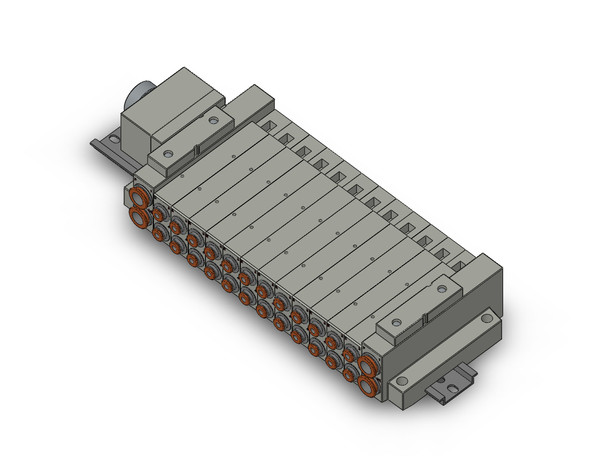 SMC SS5V2-W16CD-12B-C4 4/5 Port Solenoid Valve