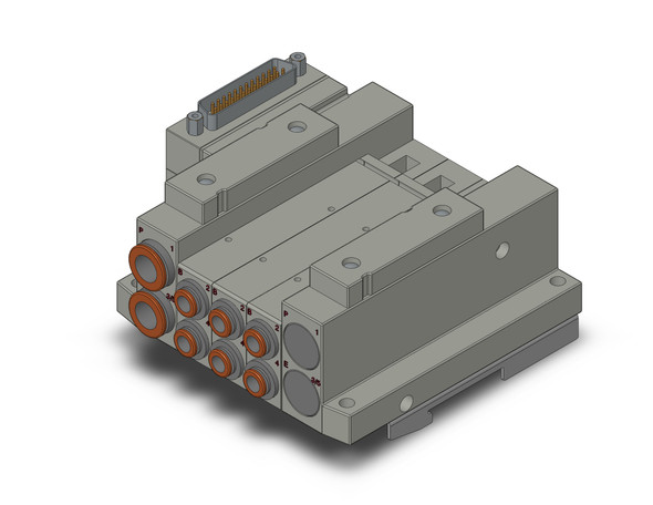 SMC SS5V2-10FD1-03D-C6-D0 4/5 Port Solenoid Valve