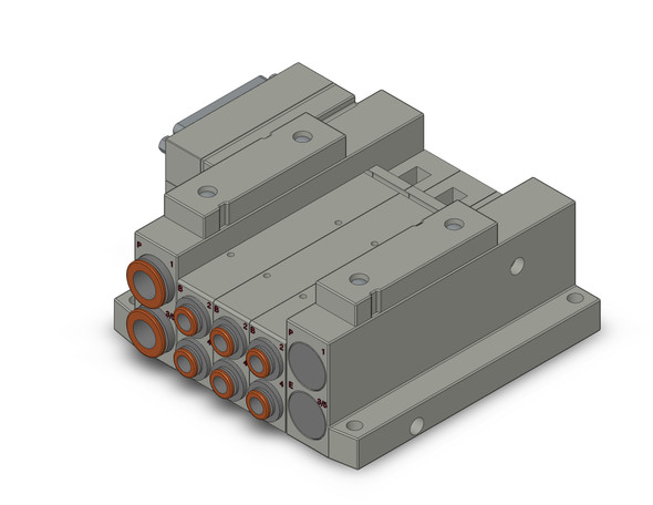 SMC SS5V2-10FD2-03D-C6 4/5 Port Solenoid Valve