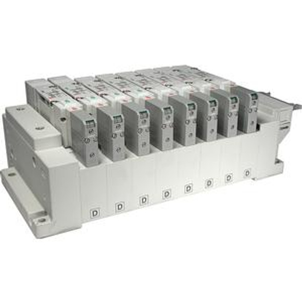 SMC SS5V4-10FD1-04BR-03N mfld, plug-in, d-sub connector, SS5V4 MANIFOLD SV4000