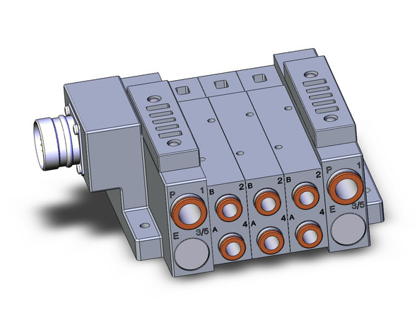 SMC SS5V3-W10CD-03BS-C8 4/5 Port Solenoid Valve