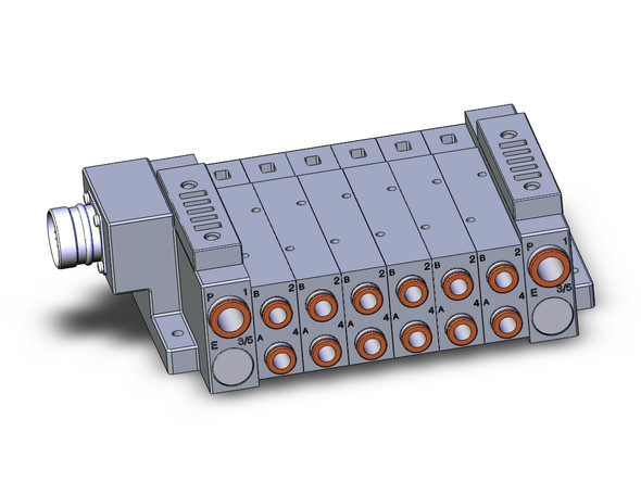 SMC SS5V3-W10CD-06BS-C8 4/5 Port Solenoid Valve