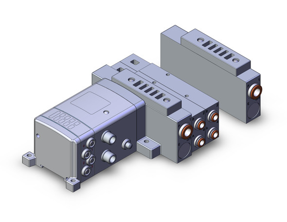 SMC SS5V3-W10S1QW13ND-04BS-N7-X160US 4/5 Port Solenoid Valve