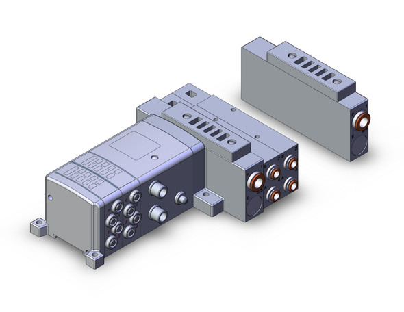 SMC SS5V3-W10S1QW23ND-05BS-N7-X160US 4/5 Port Solenoid Valve