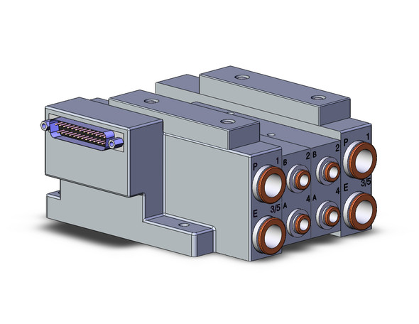 SMC SS5V3-10FD2-02B-C6 4/5 Port Solenoid Valve