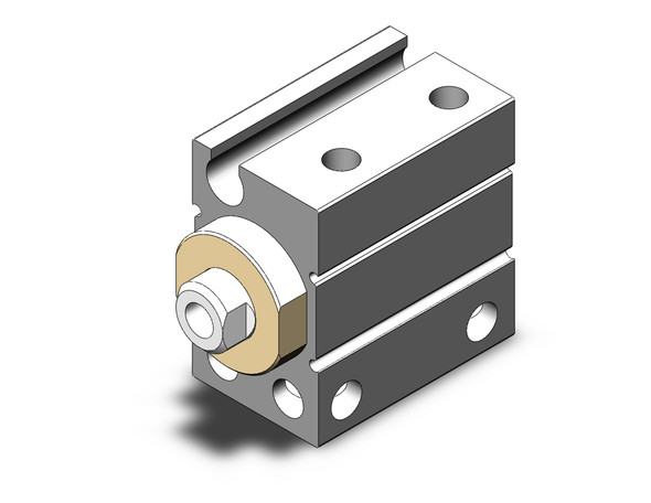 SMC CUJB10-8D compact cylinder cyl, free mount, dbl acting