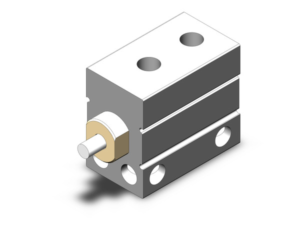 SMC CUJB4-4S compact cylinder cyl, free mount, sgl acting