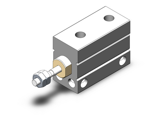 SMC CUJB4-8DM compact cylinder cyl, free mount, dbl acting