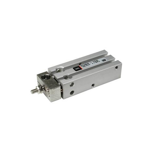 SMC - CUK10-5D - CUK10-5D Compact Air Cylinder, 10mm Bore, 5mm Stroke, Double-Acting Piston, Through-Hole Mounting