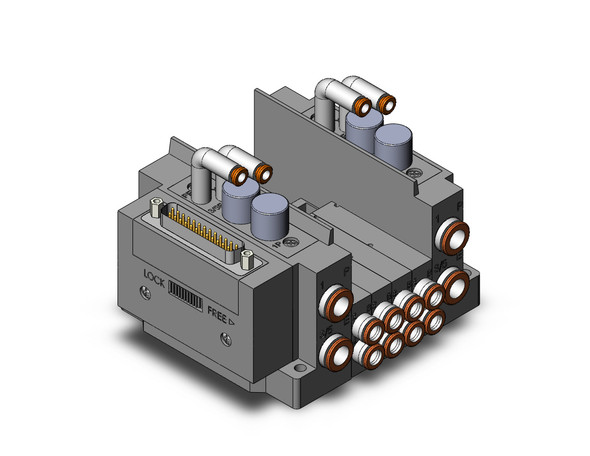 SMC SS5Y3-10F1-04BR-N7 Ss5Y3 4 Sta Manifold Base