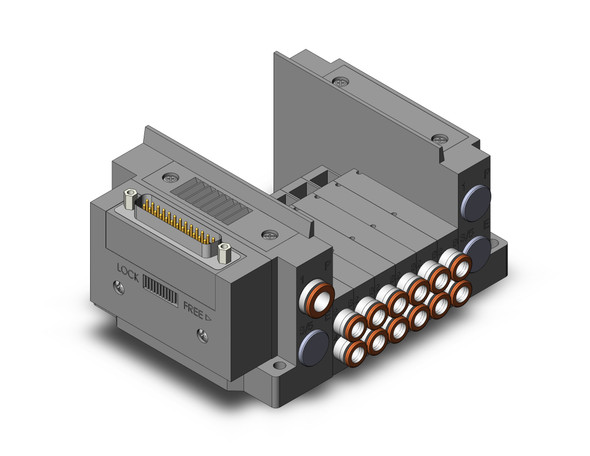 SMC SS5Y3-10F1-06DS-N7 4/5 Port Solenoid Valve