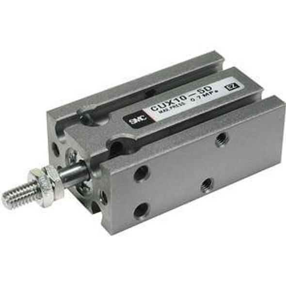 SMC CUX16-25D compact cylinder cyl, low speed, dbl acting