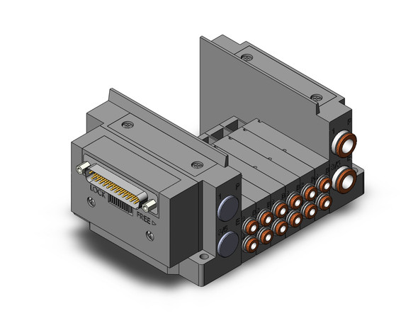 SMC SS5Y3-10F2-06U-N3 4/5 Port Solenoid Valve