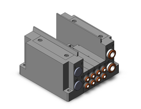 SMC SS5Y3-10S0-04U-N3 Ss5Y3 4 Sta Manifold Base