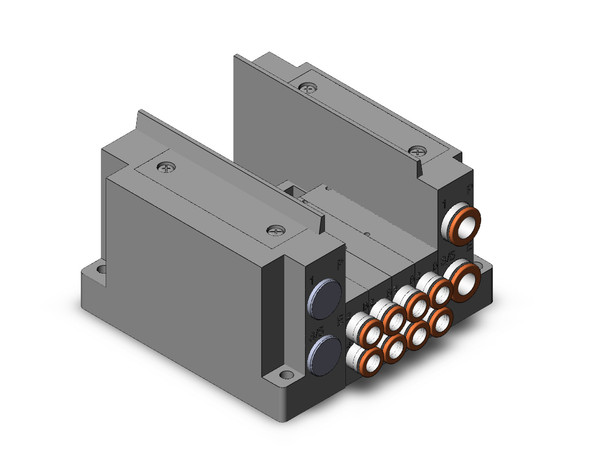 SMC SS5Y3-10S0-04U-N7 Ss5Y3 4 Sta Manifold Base