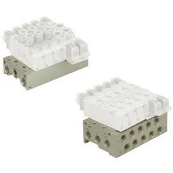 SMC SS5Y3-42-12-C6 4/5 Port Solenoid Valve