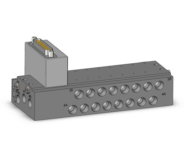 SMC SS5Y3-50F1-08B-01N 4/5 Port Solenoid Valve