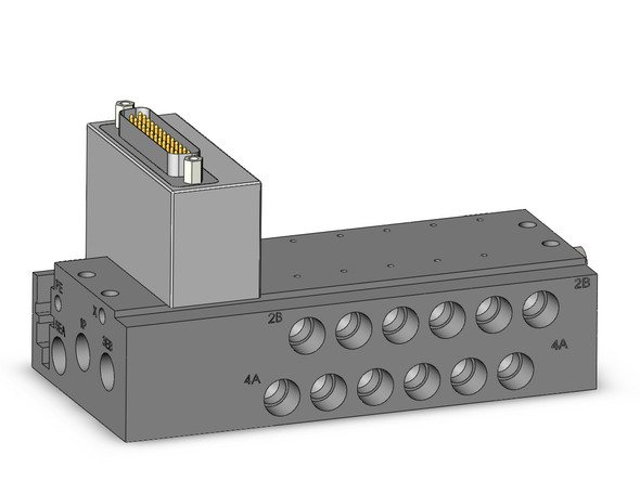 SMC SS5Y3-50RF1-06D-01T 4/5 Port Solenoid Valve