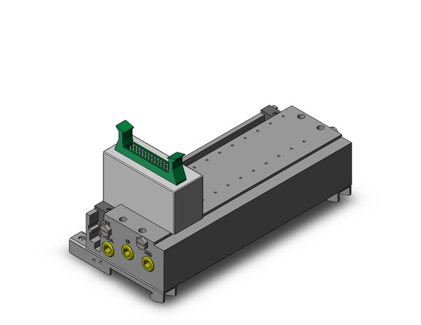 SMC SS5Y3-52P1-10U-00ND0 4/5 port solenoid valve plug-in metal base