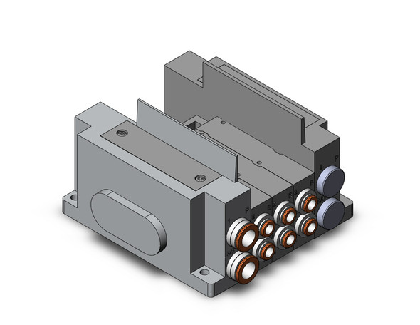 SMC SS5Y5-10S0-03D-C6 Ss5Y5 3 Sta Manifold Base