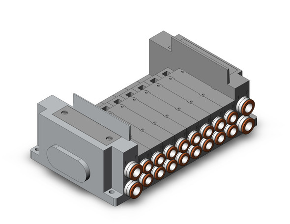 SMC SS5Y5-10S0-08B-N9 Ss5Y5 8 Sta Manifold Base