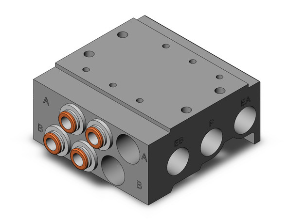 SMC SS5Y5-41-03-C6N 4/5 port solenoid valve ss5y bar stock manifold