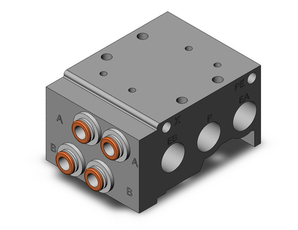 SMC SS5Y5-42-02-C6F-Q 4/5 Port Solenoid Valve