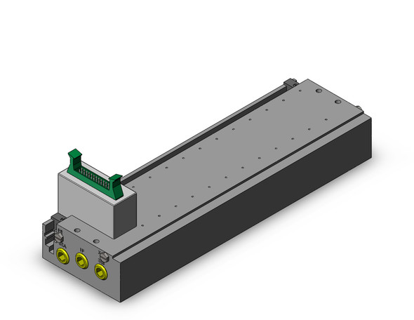 SMC SS5Y5-51P1-12D-02T 4/5 port solenoid valve plug-in metal base