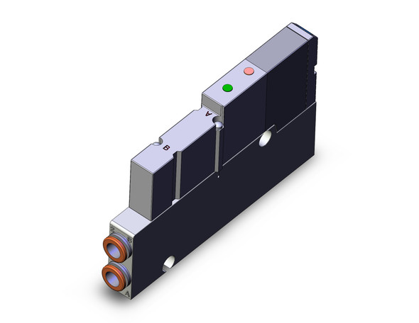 SMC SV1A00-5FU-T-C6 4/5 port solenoid valve 4 position dual 3 port (n.c./n.c.)