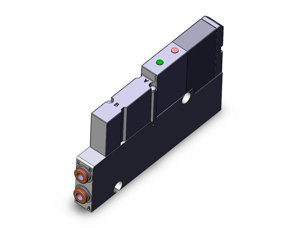 SMC SV1A00-5FU-T-N3 4/5 port solenoid valve 4 position dual 3 port (n.c./n.c.)