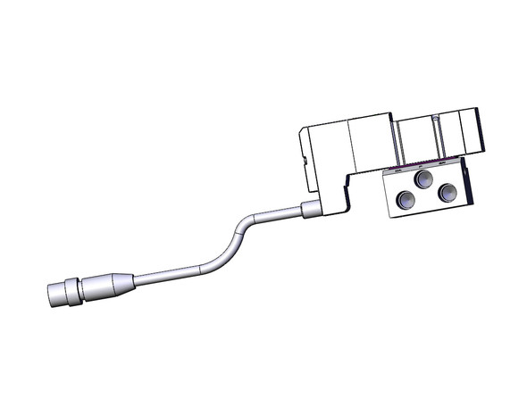 SMC SV1A00-5W3U-01 4/5 port solenoid valve 4 position dual 3 port (n.c./n.c.)