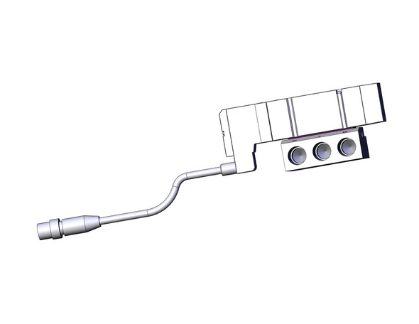 SMC SV2300-5W1R-02 3 Position Closed Center