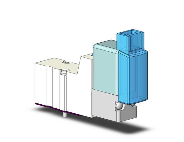 syj300 solenoid valve 3-port   2a                             syj300 other size rating       valve, sol, base mt       (dc)