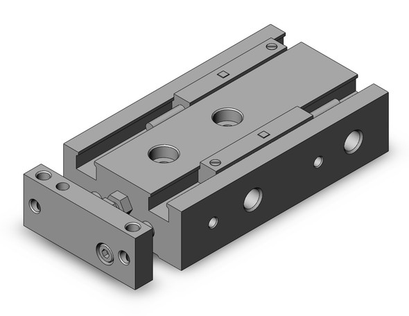 <h2>CXSL, Dual Piston Rods, Ball Bushing Bearing</h2><p><h3>The CXS Series is a dual piston actuator with non-rotating accuracy   0.1 . The CXSL high precision ball bushing type allows for smooth operation that ensures stable travel resistance.<br>- </h3>- Bore sizes: 6, 10, 15, 20, 25, 32 mm<br>- Non-rotating accuracy:   0.1 <br>- Stroke adjustment range: 0 to -5 mm<br>- Auto switch capable<br>- <p><a href="https://content2.smcetech.com/pdf/CXS.pdf" target="_blank">Series Catalog</a>