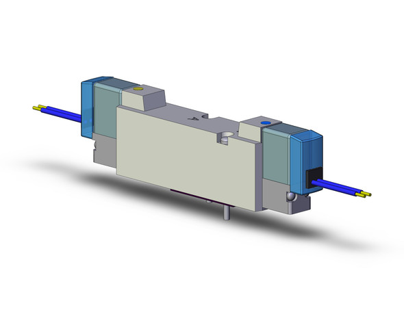 syj5000 solenoid valve 5/port  2f                             syj5000 base mt no size rating valve, dbl sol, base mt  (dc)