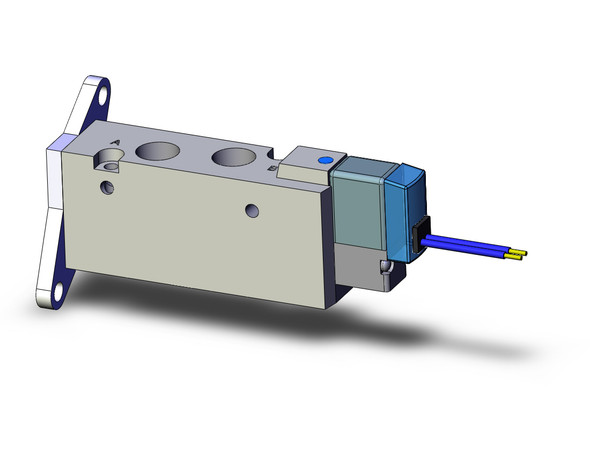 syj7000 solenoid valve 5/port  2d                             syj7000 base mt no size rating valve, sgl sol, body pt   (dc)