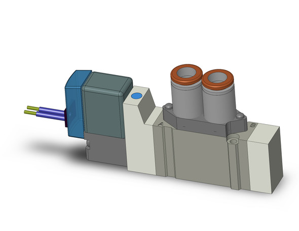 SMC SY3120-SH-C6 Valve, Sgl Sol, Body Pt (Dc)