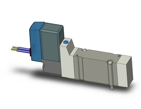 SMC SY3140-3GZD Valve, Sgl Sol, Base Mt (Ac)