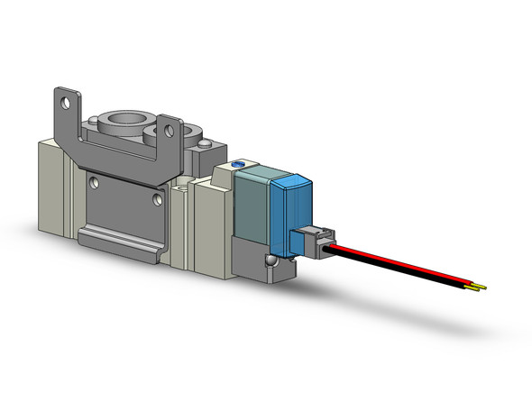 SMC SY5120-5LZD-01-F2 valve, sgl sol, body pt (dc)