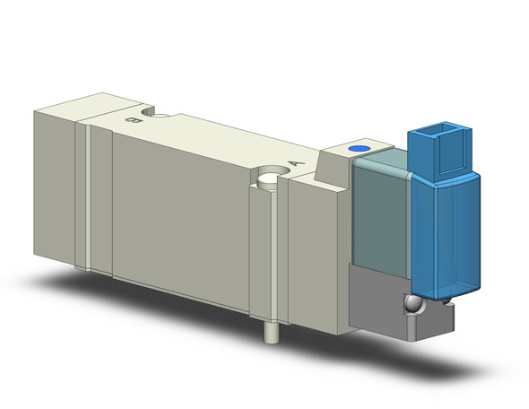 SMC SY5140-3MO Valve, Sgl Sol, Base Mt (Ac)