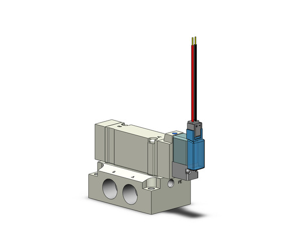 SMC SY5140R-6MZ-02T 4/5 port solenoid valve valve, sgl sol, base mt (dc)