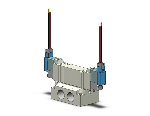 SMC SY5240-5MZ-02N Valve, Dbl Sol, Base Mt (Dc)