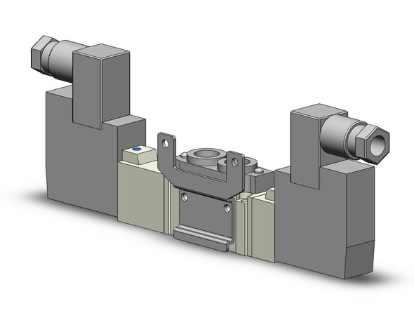 SMC SY5320-5DZ-01F-F2 valve, double sol, body pt, din