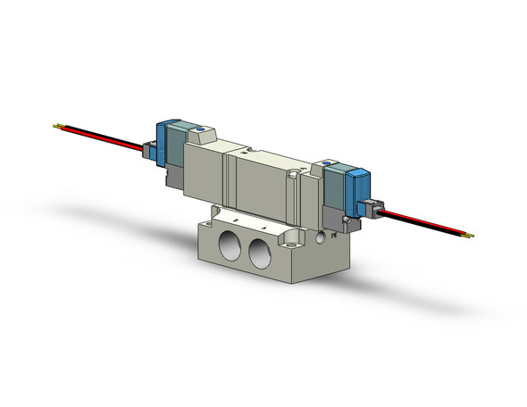 SMC SY5340-5LZ-02F valve, double sol, base mt (dc)