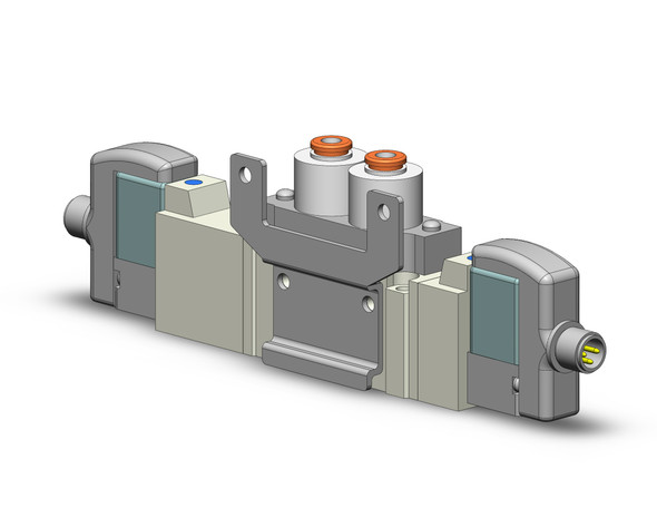 SMC SY5420-5WOZ-N3T-F2 valve, double sol, body pt