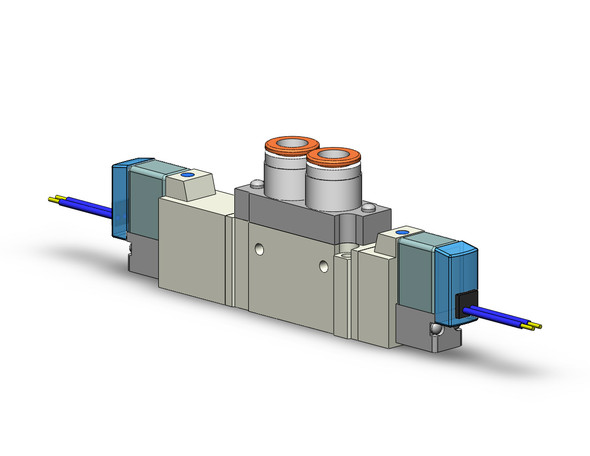 SMC SY5520-5GZ-C8 4/5 port solenoid valve valve, dbl sol, body pt (dc)