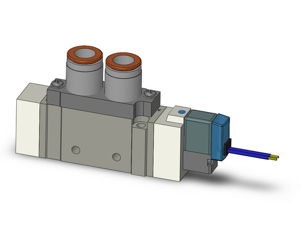 SMC SY7120-5HZ-C10 Valve, Sgl Sol, Body Pt (Dc)