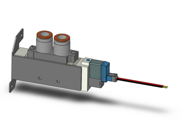 SMC SY7120-5LZD-C10-F1 4/5 port solenoid valve valve, sgl sol, body pt (dc)